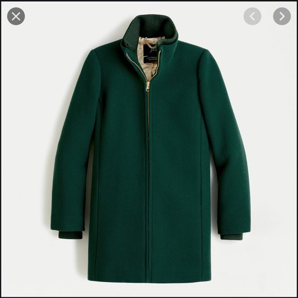 J.Crew Lodge coat in Italian stadium-cloth wool